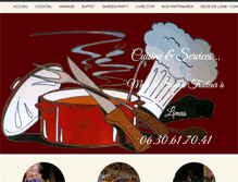 Tablet Screenshot of cuisine-services.com